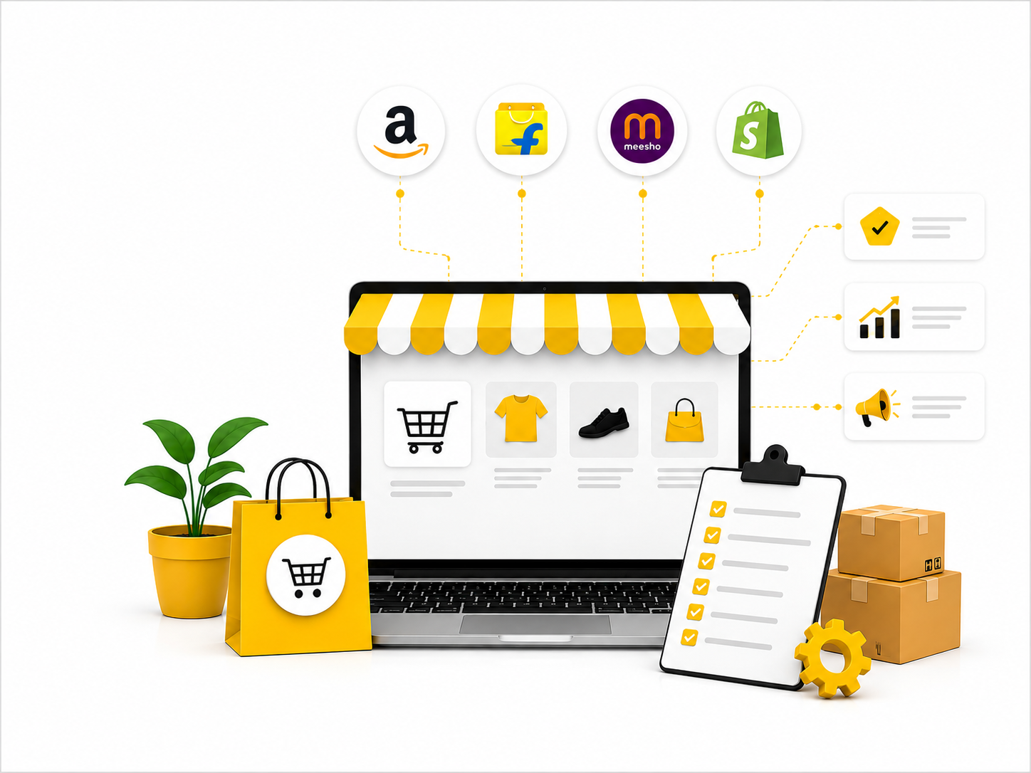 E-commerce Setup & Account Management