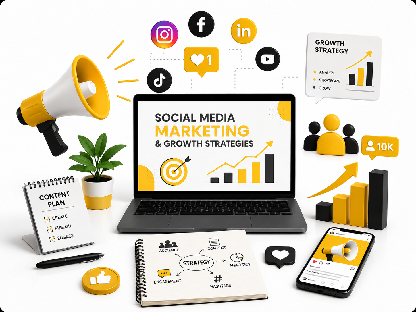 Social Media Marketing & Growth Strategies